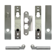 FSB 1102 Single Hinged Satin Trim Set FSB 1102 Single Hinged Patio Door Satin Trim Set