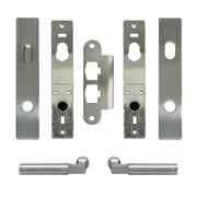 FSB 1102 Satin Single for Keyed Lock FSB 1102 Satin Single Trim Set for Keyed Lock